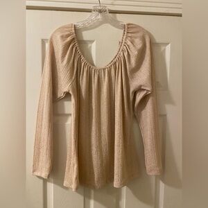 Lane Bryant Cream Blouse